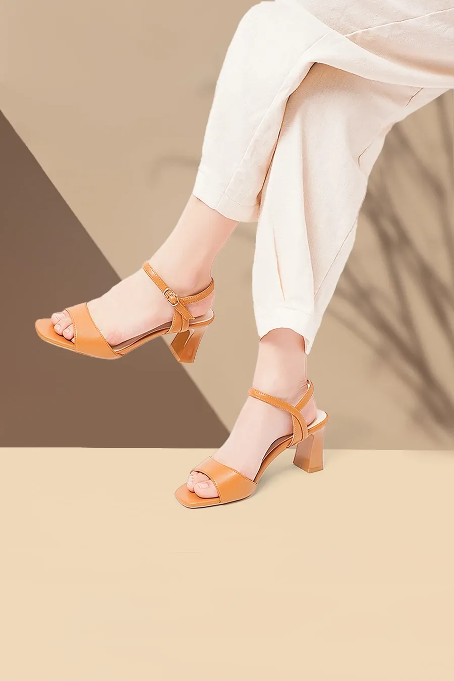 Giày sandal cao gót 5 phân GC3B0028