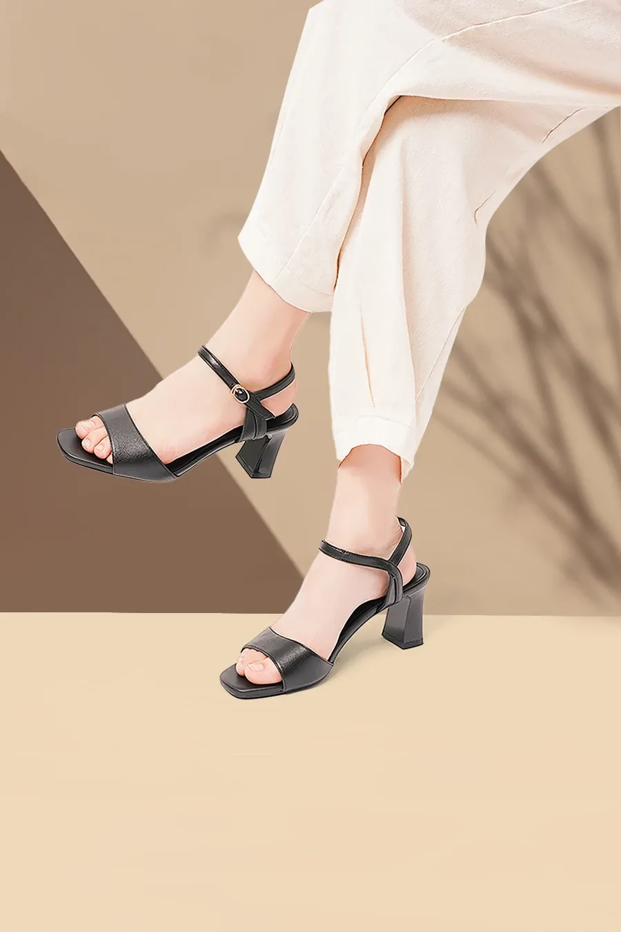 Giày sandal cao gót 5 phân GC3B0028